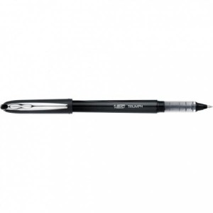 BIC Roller pen pliiats  ROLLER GLIDE 0,5 mm black, Pouch 1 pcs 209145