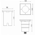 LED Underground lights Ø100mm*98↕mm, 35W, 230V, IP67