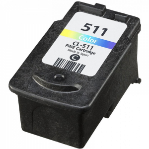 Static Control analoog tindikassett Canon CL-511 Tri-Colour C/M/Y 2972B001