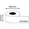 Dore analoog DYMO 99019  S0722480 sildid 59x190mm S0722480 (Komplekt 10tk.)