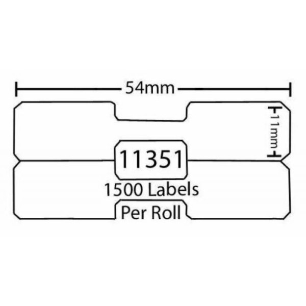 Dymo 11351 S0722360 etikettide rull Dore analoog