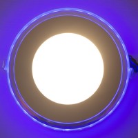 LED Powerseti šviestuvas 5+2W WW+mėlyna 2500-3000K