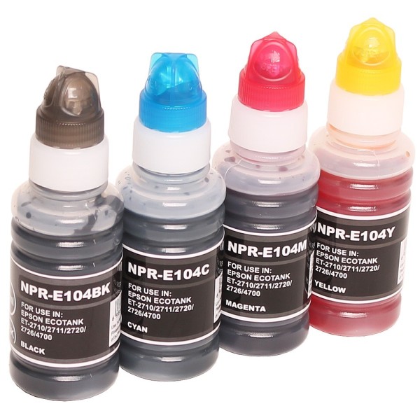 Dore ink bottle Epson C13T00P140 T104 T 104 BK