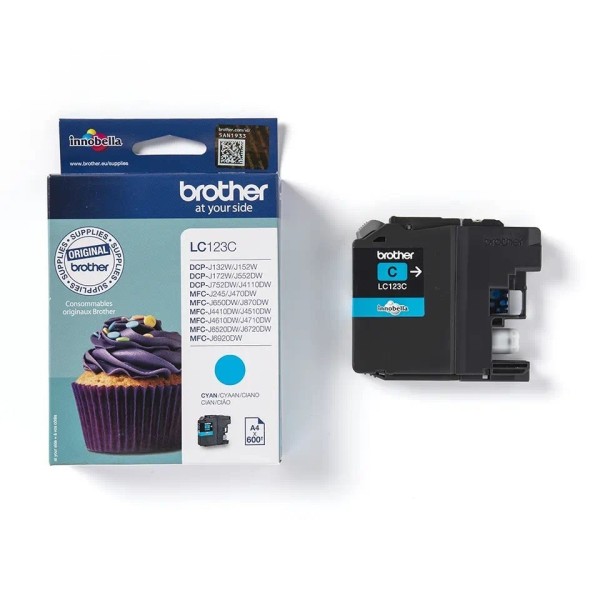 Foto ink cartridge Brother LC123C LC-123C OEM