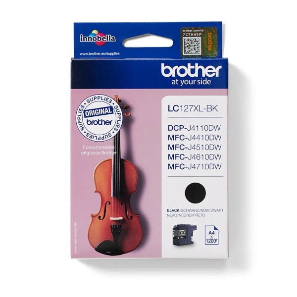 Nuotrauka rašalo kasetė Brother LC127XLBK LC-127XLBK OEM