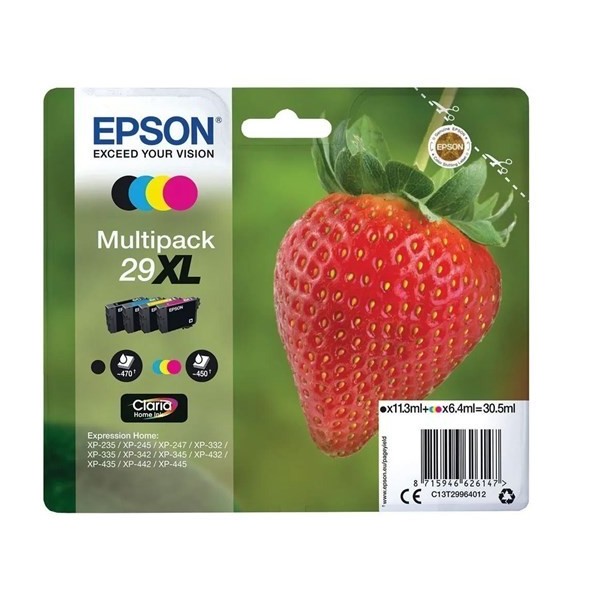 Epson 29XL T2996 C13T29964012 BK/C/M/Y rašalinė kasetė multipakas