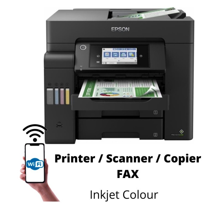 Epson EcoTank L6550 MFP Wi-Fi Printer / Scanner / Copier / Fax inkjet colour