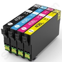 Epson 408L T09K1 T09K2 T09K3 T09K4 mustekasetti Dore analoginen aseta 4 kpl