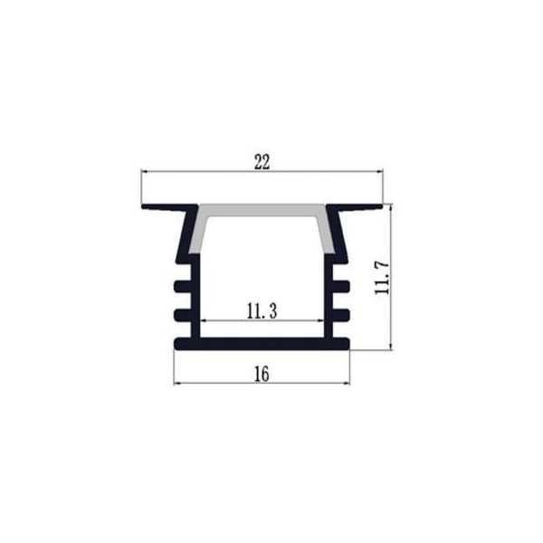 LED profiili 007W 3m