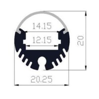 LED профиль 013W 3m