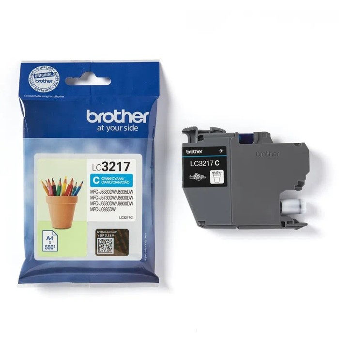 Фотография чернильный картридж Brother LC-3217C LC3217C OEM