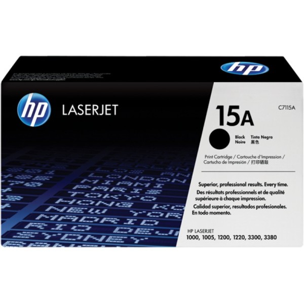 HP toonerkassett C7115A 15A BK