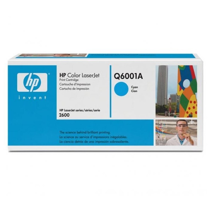 HP toonerkassett Q6001A 124A C