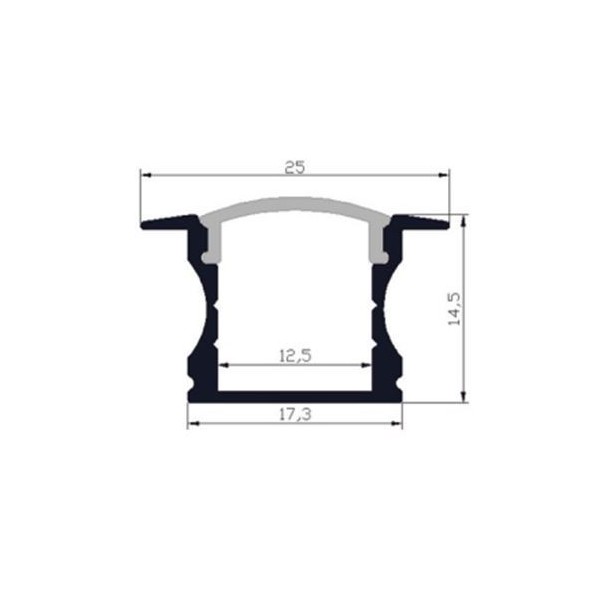 LED профиль 005W 3m