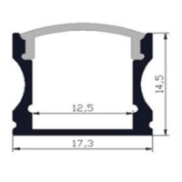 LED profilis 004W 3m