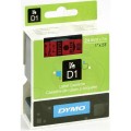 DYMO D1 Juostelė 24mm x7m   juodas ant raudonos (53717   S0720970)