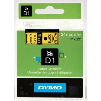 DYMO D1 Tape 24mm x7m   black on yellow (53718   S0720980)