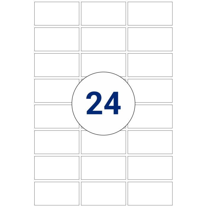 A4 Этикеток 24 на листе. Формат печати 63.5mm x 33.9mm X24. Листов ... A4 Этикеток 24 на листе. Формат печати 63.5mm x 33.9mm X24. Листов ...