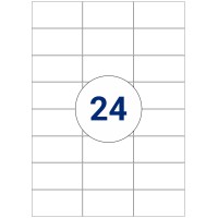 Labels size 70 mm x 36 mm