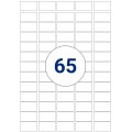 A4 Этикеток 65 на листе. формат печати 38.1mm x 21.2mm X65. Листов ...