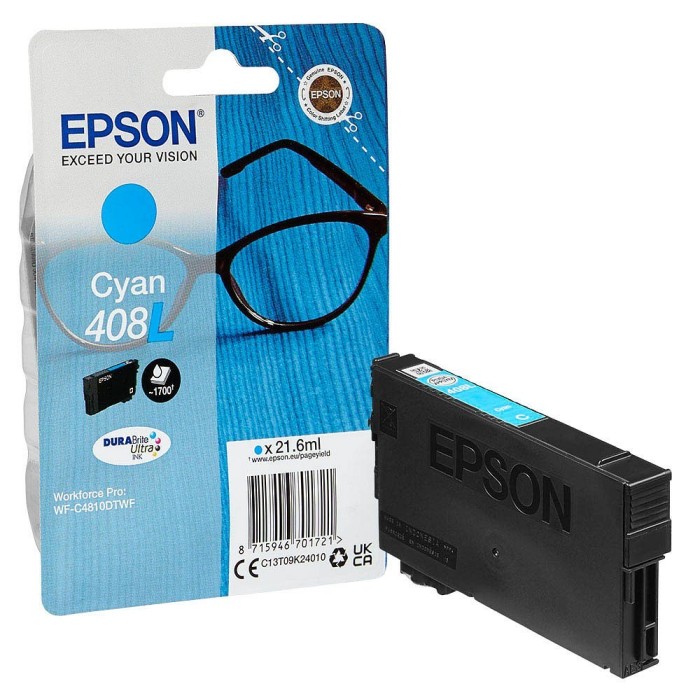 Epson 408L T09K2 C13T09K24010 C tindikassett OEM
