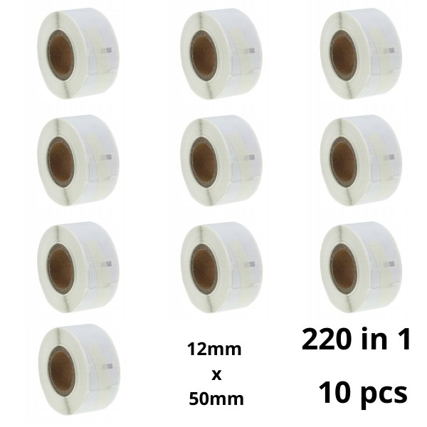 Dore analoog DYMO 99017 S0722460 sildid 12x50mm (Komplekt 10tk.)