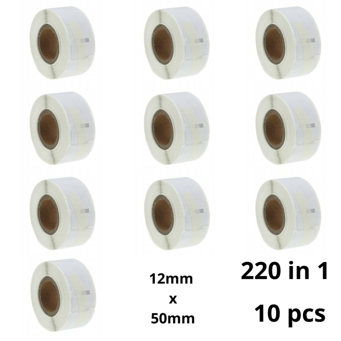 Dore analogue DYMO 99017 S0722460 sildid 12x50mm (Komplekt 10pcs.)