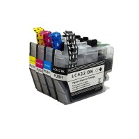 Brother LC422 LC-422 ink cartridge Dore compatible set 4 pcs