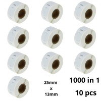 Dymo 11353 S0722530 label roll Dore compatible set 10 pcs removable