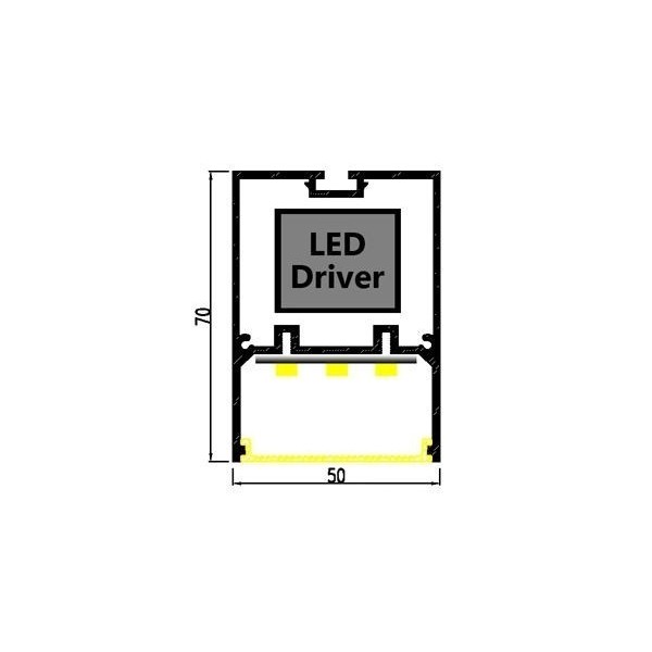 LED LINE light 1160mm 42W NW IP40 1160mm↔*50mm*75↕mm 4000K