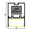 LED LINE light 1160mm 42W NW IP40 1160mm↔*50mm*75↕mm 4000K