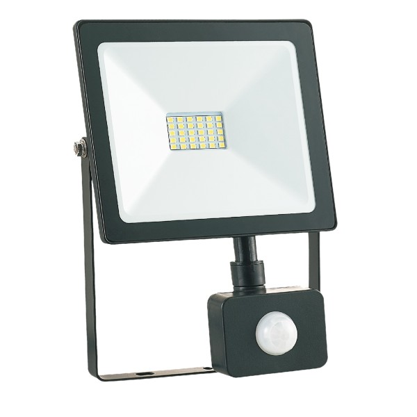 LED floodsensor light 140mm↔*194mm*25mm, 20W, 230V, 4000-4500K IP 65