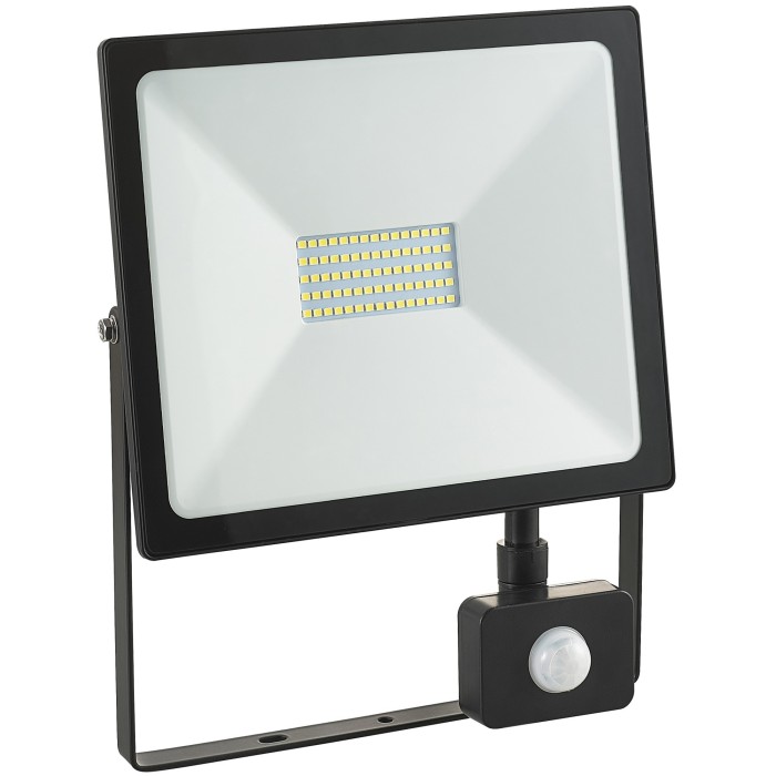 LED floodsensor light 210mm↔*254mm*30mm, 50W, 230V, 4000-4500K IP 65