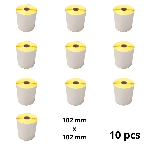 Zebra 800264-405 102mm x 102mm label roll Dore compatible set 10 pcs