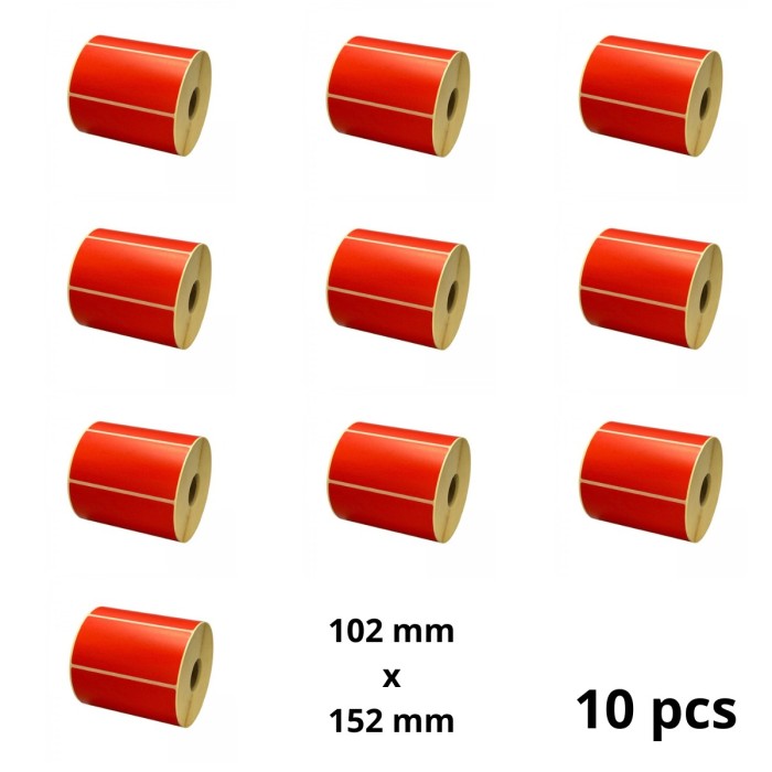 Zebra 800264-605 102mm x 152mm label roll Dore compatible set 10 pcs