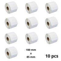 Zebra 3006082 100mm x 85mm label roll Dore compatible set 10 pcs