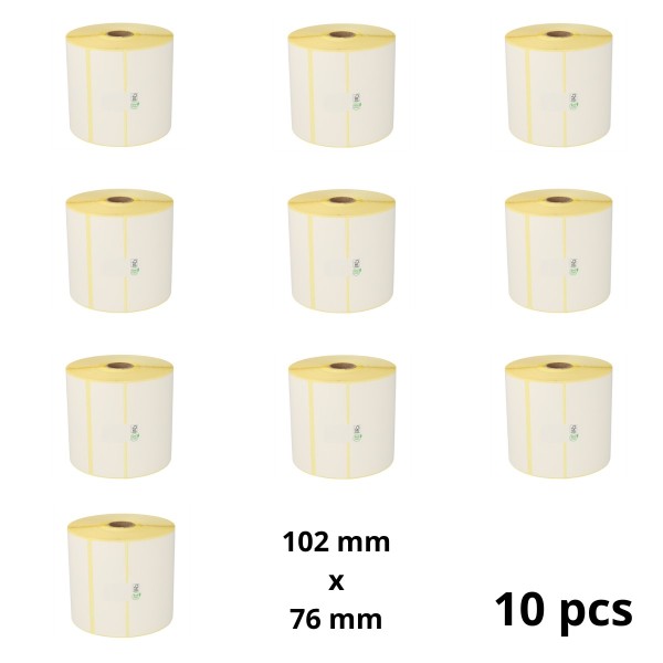 Zebra 800264-305 102mm x 76mm etikettirulla Dore analoginen set 10 kpl