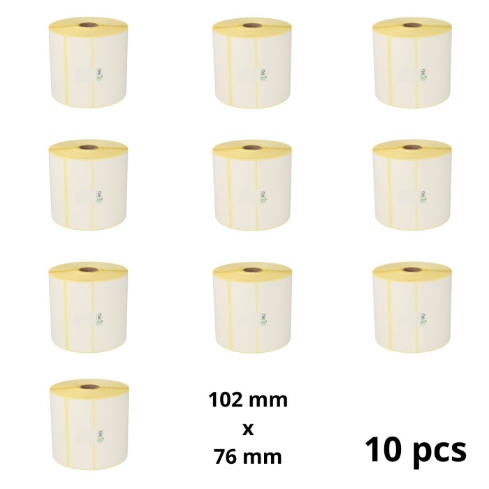 Zebra 800264-305 102mm x 76mm etikettirulla Dore analoginen set 10 kpl