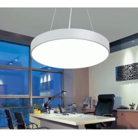 LED Circle Pendant Light 40W, WW, IP20, Ø500mm * 90↕mm