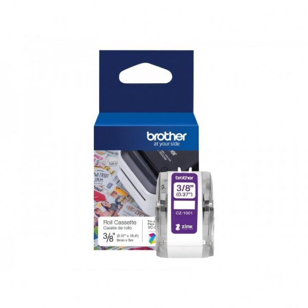 Brother CZ-1001 CZ1001 9mm x 5000mm Thermal Paper Labels