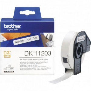 Brother DK-11203 DK11203 etiketi rull