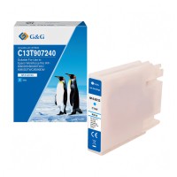 G&G Ink cartridge EPSON T9072 XL C13T907240 Cyan