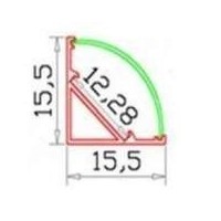 LED profiili 003B 3m