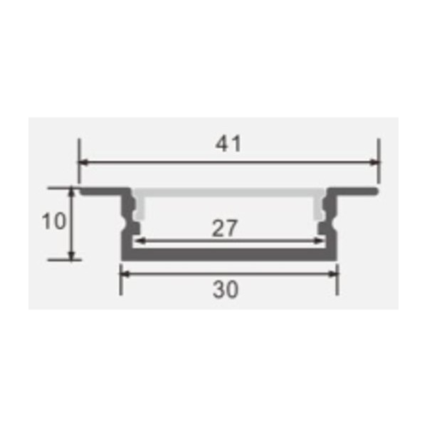 LED профиль 012W 3m