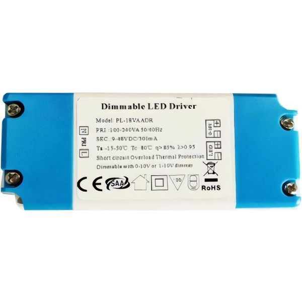 Dimmable driver 0/1 10V PWM 2 12W