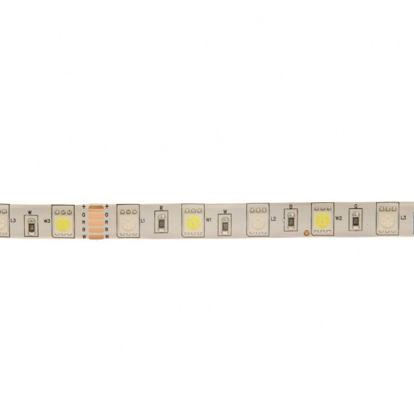 LED strip 12W RGB+W IP65 5m