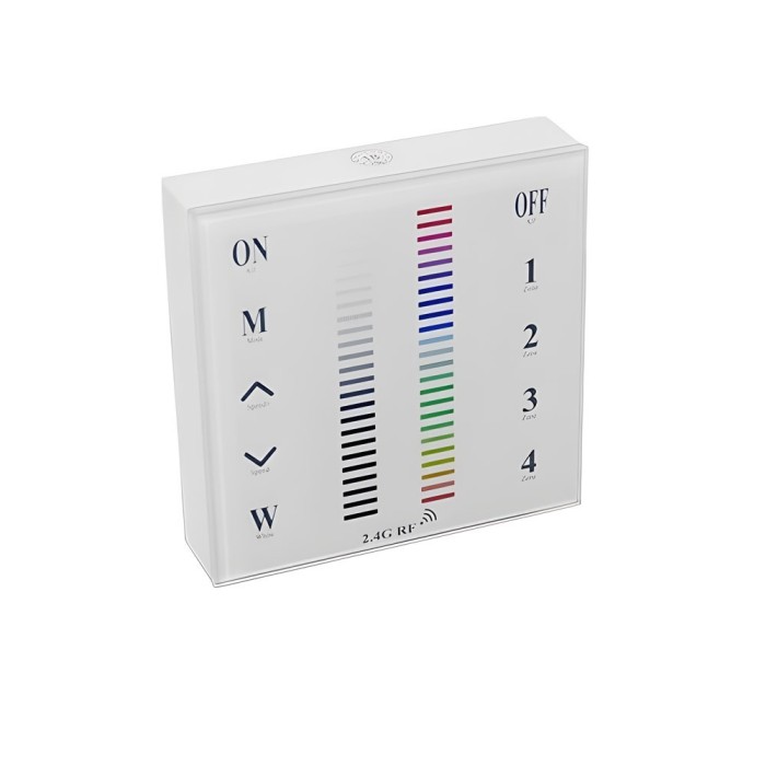 LED 4 zones RGBW wall controller