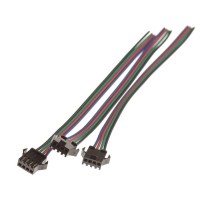 4PIN connection with 4 pcs cables  female