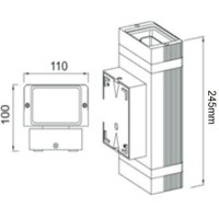 LED Wall-011 (GU10) luminaire