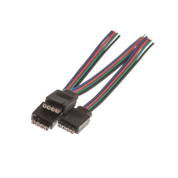 4PIN connection 15 cm  RGBB 4 pcs cables female